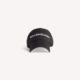 Logo-Cap in Schwarz/Weiss