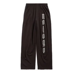 Logo-freie, weite Jogginghose «Black Grey» 787357TQVK71055