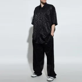 Logo-Jacquard-Hose «Black» 658883TLO581000