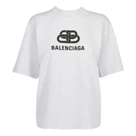 Logo Kurzarm-T-Shirt Grau 583098TFV652569