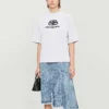 Logo Kurzarm-T-Shirt Grau 583098TFV652569
