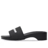 Logo Pool Clog Slides «Black Rubber» 707094W1S9M1090