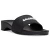 Logo Pool Clog Slides «Black Rubber» 707094W1S9M1090