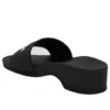 Logo Pool Clog Slides «Black Rubber» 707094W1S9M1090