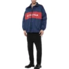 Logo-Reissverschluss-Jacke «Blue Red» 561466TYD338065