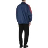 Logo-Reissverschluss-Jacke «Blue Red» 561466TYD338065