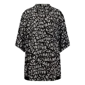 Logo-Streifen Minimal Kurzarm-Shirt «Black» 681813TML21-1269