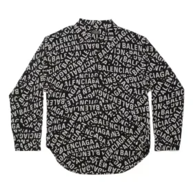 Logo Strips Minimal Shirt, mittlere Passform «Schwarz» 681812TML211269