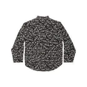 Logo Strips Minimal Shirt, mittlere Passform «Schwarz» 681812TML211269