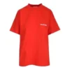 Logo-T-Shirt in Regular-Fit «Bright Red» 612965TMVF43168