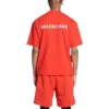 Logo-T-Shirt in Regular-Fit «Bright Red» 612965TMVF43168