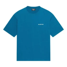 Logo-T-Shirt, Medium Fit «Blue» 612966TLVB99567