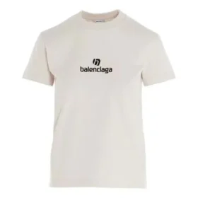 Logo-T-Shirt mit Rundhalsausschnitt, grau/weiss 612964TJVD99054