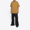 Logo-T-Shirt, mittlere Passform «Beige» 612966TLVB39504