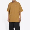 Logo-T-Shirt, mittlere Passform «Beige» 612966TLVB39504