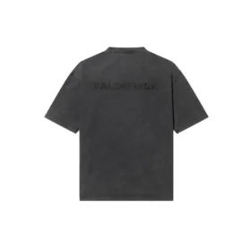 Logo-T-Shirt, mittlere Passform «Grau» 612966TLVB91146