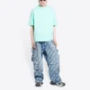 Logo-T-Shirt, mittlere Passform «Mint Tint» 612966TLVB93062