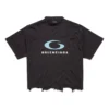 Loop Sports Icon Cropped T-Shirt «Schwarz» 783399TRVC23521