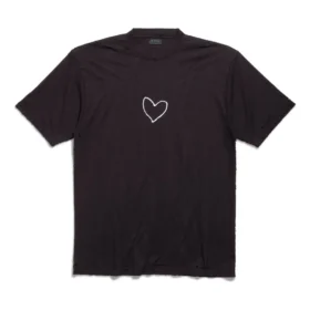 Lovey T-Shirt, weite Passform «Schwarz» 641675TQVV89034