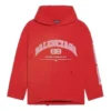 Maison Balenciaga Cropped-Hoodie «Cardi Red» 670946-TLVJ3-6441