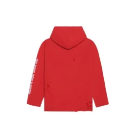 Maison Balenciaga Cropped-Hoodie «Cardi Red» 670946-TLVJ3-6441