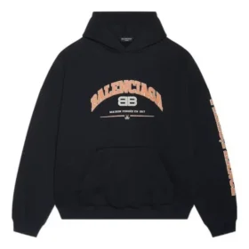 Maison Balenciaga Hoodie Wide Fit «Black» 674986TLVJ21074