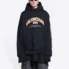 Maison Balenciaga Hoodie Wide Fit «Black» 674986TLVJ21074