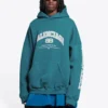 Maison Balenciaga Hoodie Wide Fit «Indigo» 674986TLVJ24480