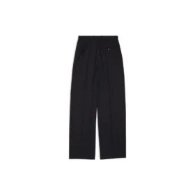 Massgeschneiderte Hose in weiter Passform «Black» 725469TNT361070