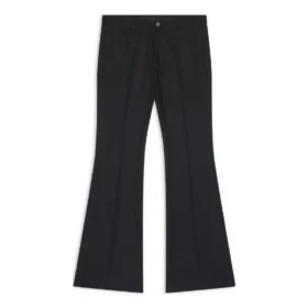 Massgeschneiderte Schlaghose in Regular-Fit «Schwarz» 704709TLT171000
