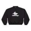 Mehrlagiges, rundes Sport-Sweatshirt «Black White» 767860TPVF31070