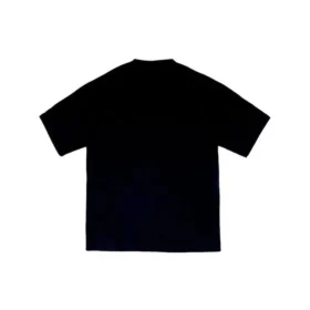 Mehrsprachig bedrucktes Kurzarm-Pullover für Herren, schwarz 612966TJVI32771