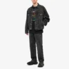 Mehrsprachig bedrucktes Kurzarm-Pullover für Herren, schwarz 612966TJVI32771