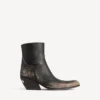 Memphis-Stiefeletten für Damen in Schwarz/Beige