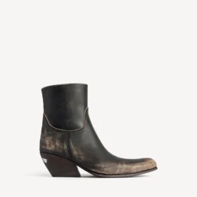 Memphis-Stiefeletten für Damen in Schwarz/Beige
