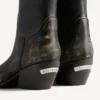 Memphis-Stiefeletten für Damen in Schwarz/Beige
