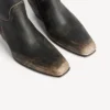 Memphis-Stiefeletten für Damen in Schwarz/Beige