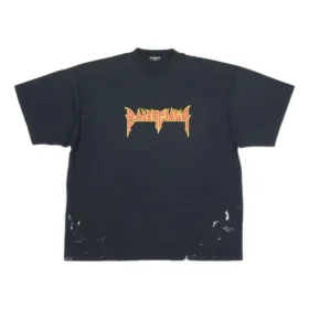 Metallica Kurzarm-T-Shirt Oversize-Passform «Black Orange» 694576TMV880105