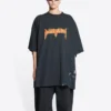 Metallica Kurzarm-T-Shirt Oversize-Passform «Black Orange» 694576TMV880105