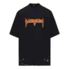 Metallica Kurzarm-T-Shirt Oversize-Passform «Black Orange» 694576TMV881055