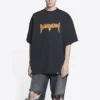 Metallica Kurzarm-T-Shirt Oversize-Passform «Black Orange» 694576TMV881055