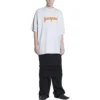 Metallica Kurzarm-T-Shirt Oversize-Passform «White Orange» 694576TMV880901