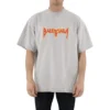 Metallica Kurzarm-T-Shirt Oversize-Passform «White Orange» 694576TMV880901