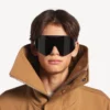 Midnight Mask Sonnenbrille in Schwarz