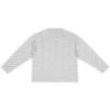 Mini-Cardigan mit Allover-Logo «Hellgrau-Weiss» 699822T32331461