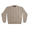 Mini-Pullover mit Allover-Logo «Beige» 736247T32339977