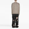 Mini-Pullover mit Allover-Logo «Beige» 736247T32339977