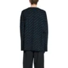 Mini-Pullover mit Allover-Logo «Dark Blue Green» 736247T32334301