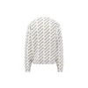 Mini-Pullover mit Allover-Logo «White Black» 736247T32339054
