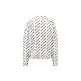 Mini-Pullover mit Allover-Logo «White Black» 736247T32339054